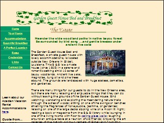 Web site www.gardenbb.com, Garden Guest House B & B
