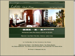 Web site www.lafitteguesthouse.com, Lafitte Hotel & Bar