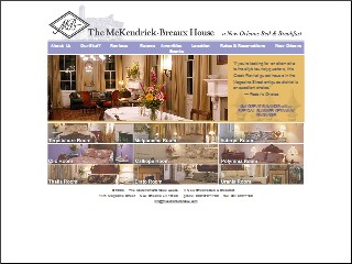Web site www.mckendrick-breaux.com, McKendrick-Breaux House