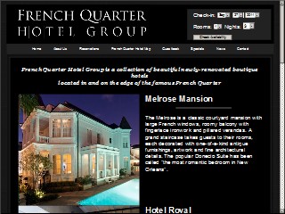 Web site www.melrosegroup.com, Melrose Mansion