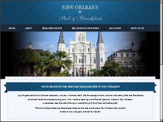 Web site www.nolabandb.com, Bed & Breakfast & Beyond