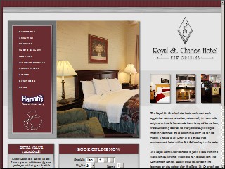 Web site www.royalsaintcharleshotel.com, Royal St Charles Hotel